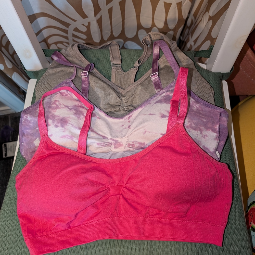 Women's Intimates Set - Pink, Purple, and Gray